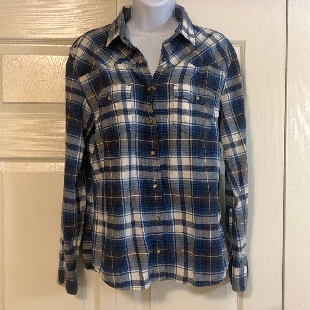 JACHS girlfriend, BEA, ladies plaid, medium, long sleeve, great condition